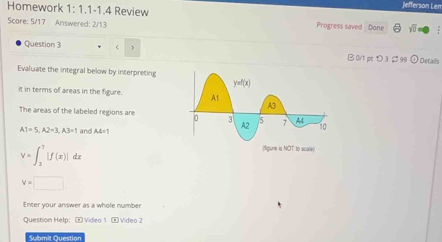 homework 1: 1.1-1.4 review score: 5/17 answered: 2/13 question 3 evalua…