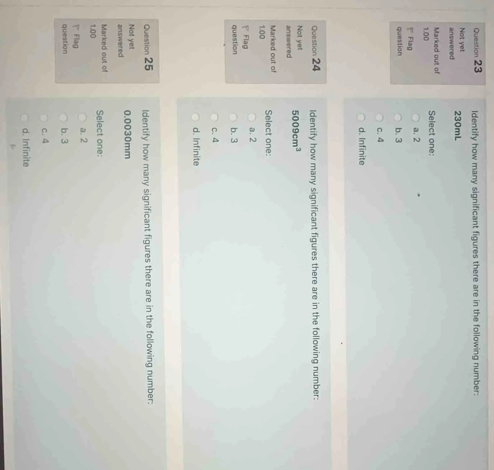 question 23 not yet answered marked out of 1.00 flag question identify …