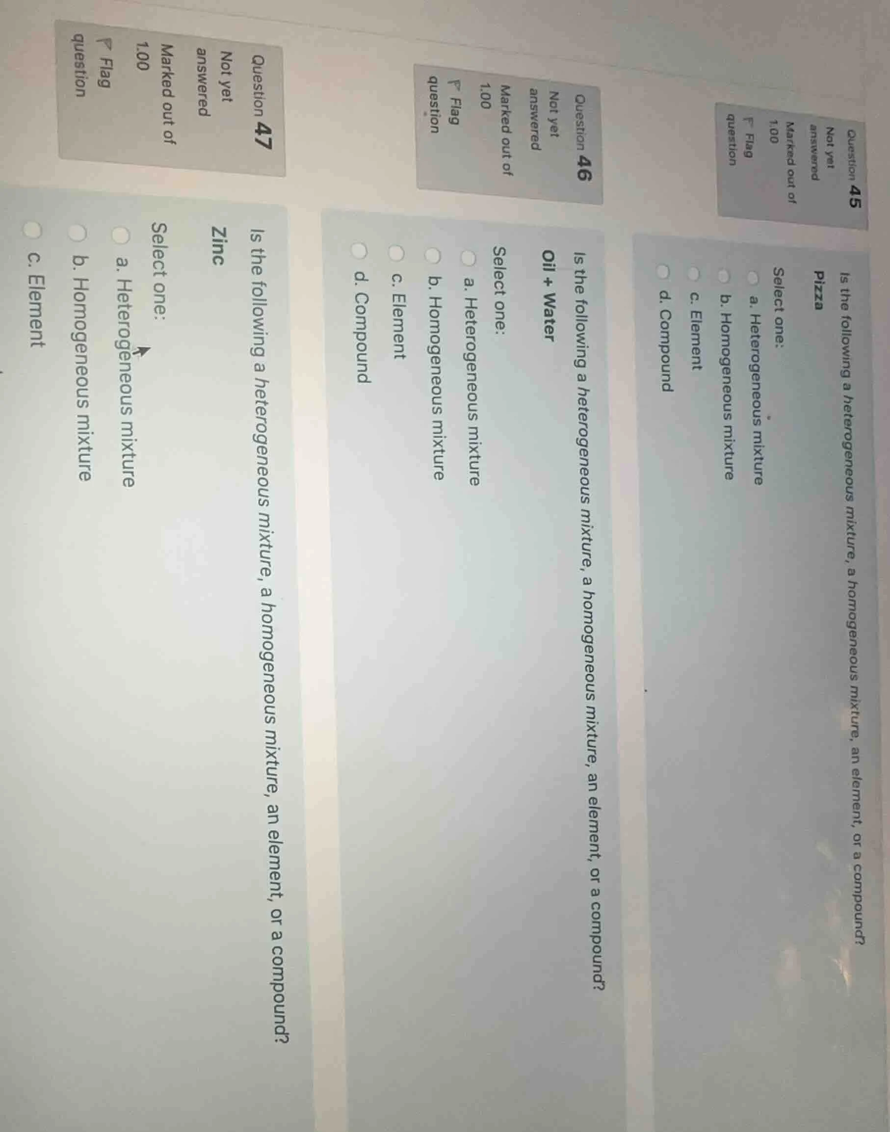 question 45 not yet answered marked out of 1.00 flag question is the fo…