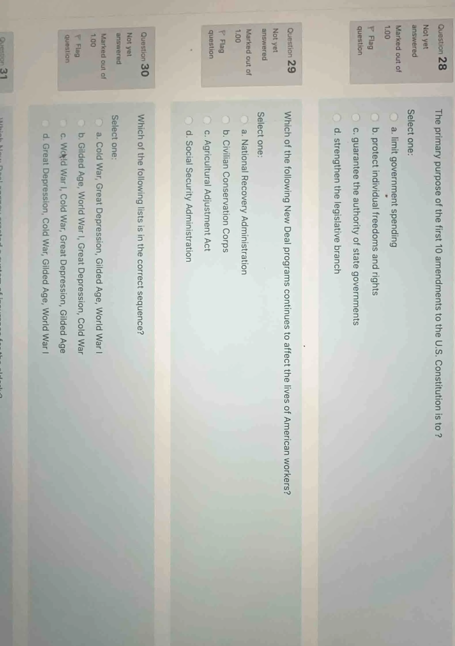 question 28 not yet answered marked out of 1.00 p flag question the pri…