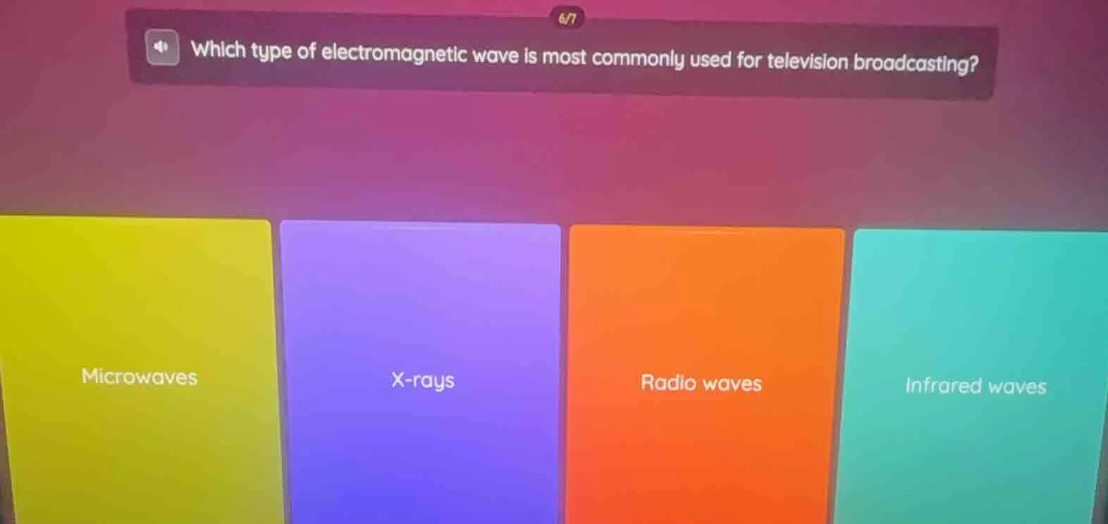 which type of electromagnetic wave is most commonly used for television…