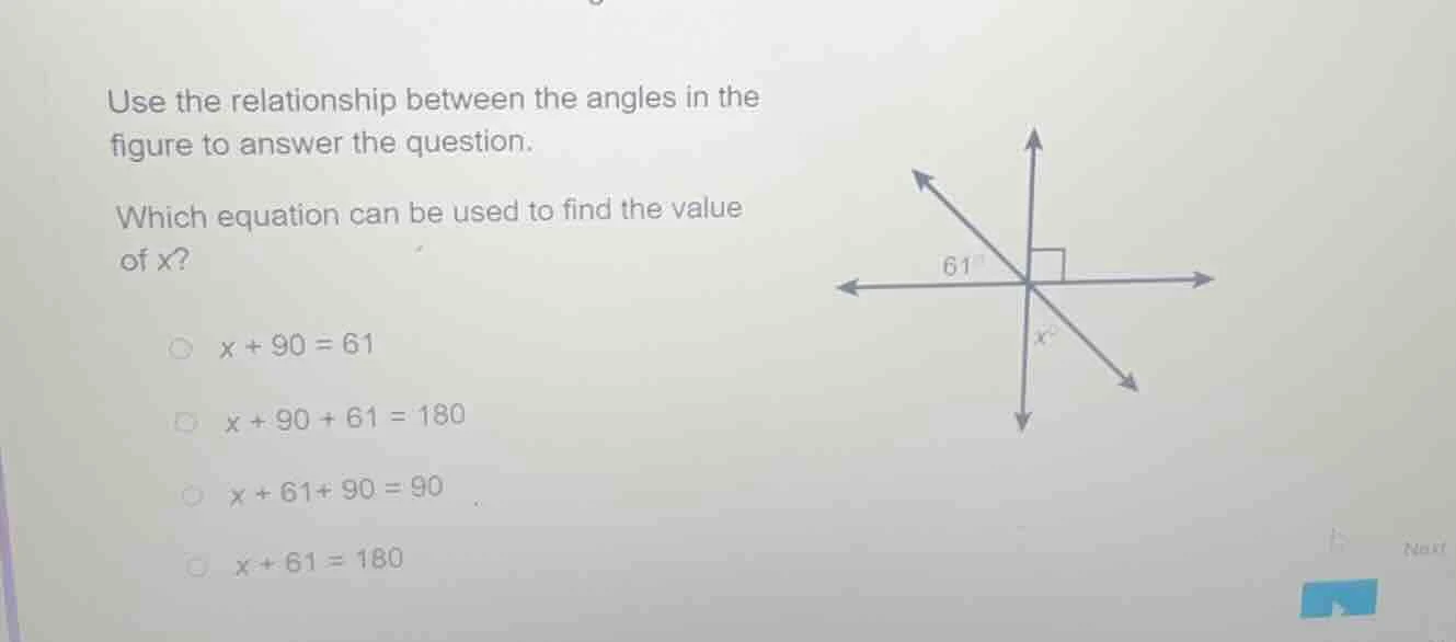 use the relationship between the angles in the figure to answer the que…