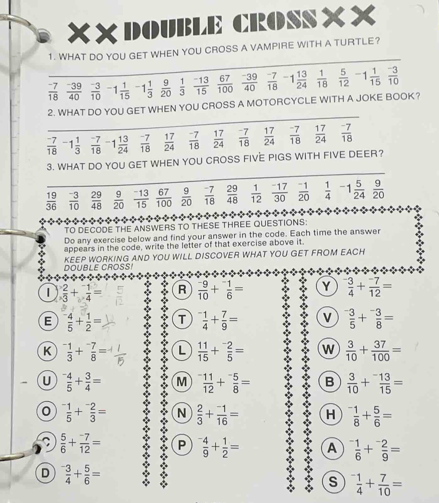 xx double cross xx 1. what do you get when you cross a vampire with a t…