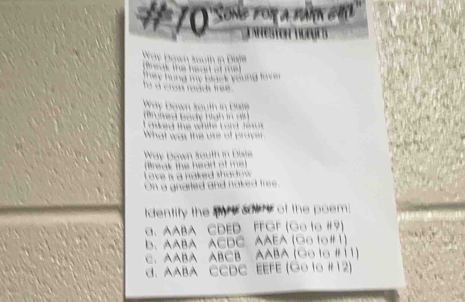 way down south in dixie (break the heart of me) they hung my black youn…