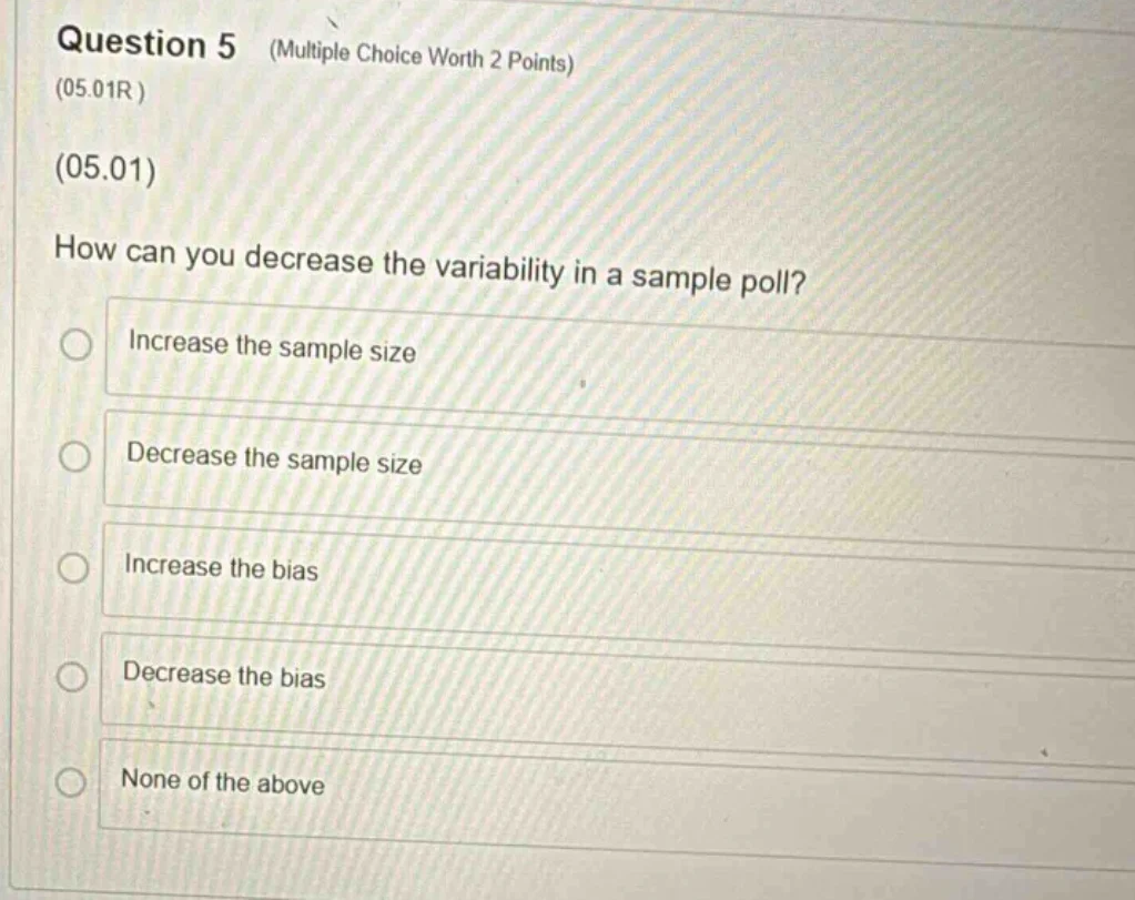 question 5 (multiple choice worth 2 points) (05.01r) (05.01) how can yo…