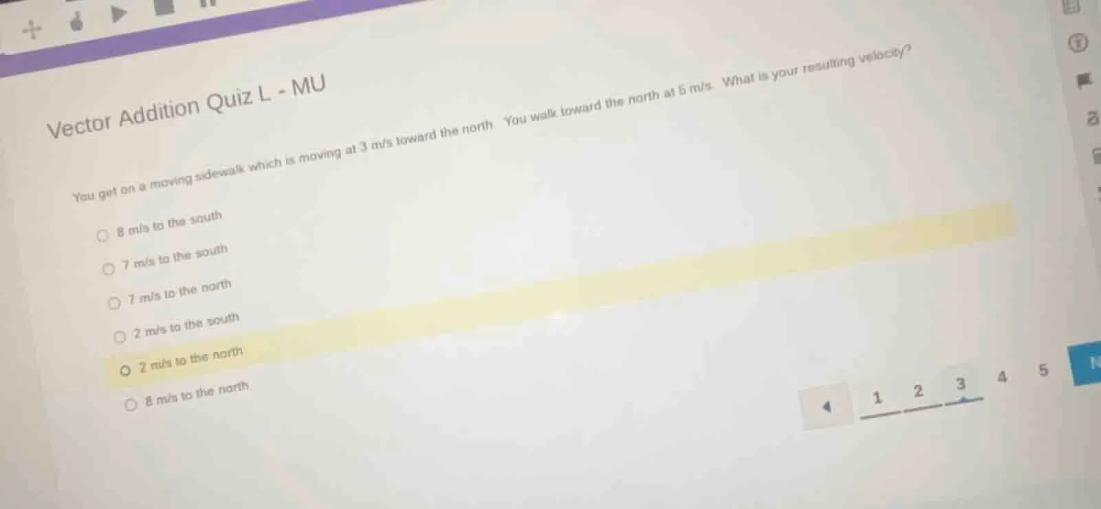 vector addition quiz l - mu you get on a moving sidewalk which is movin…