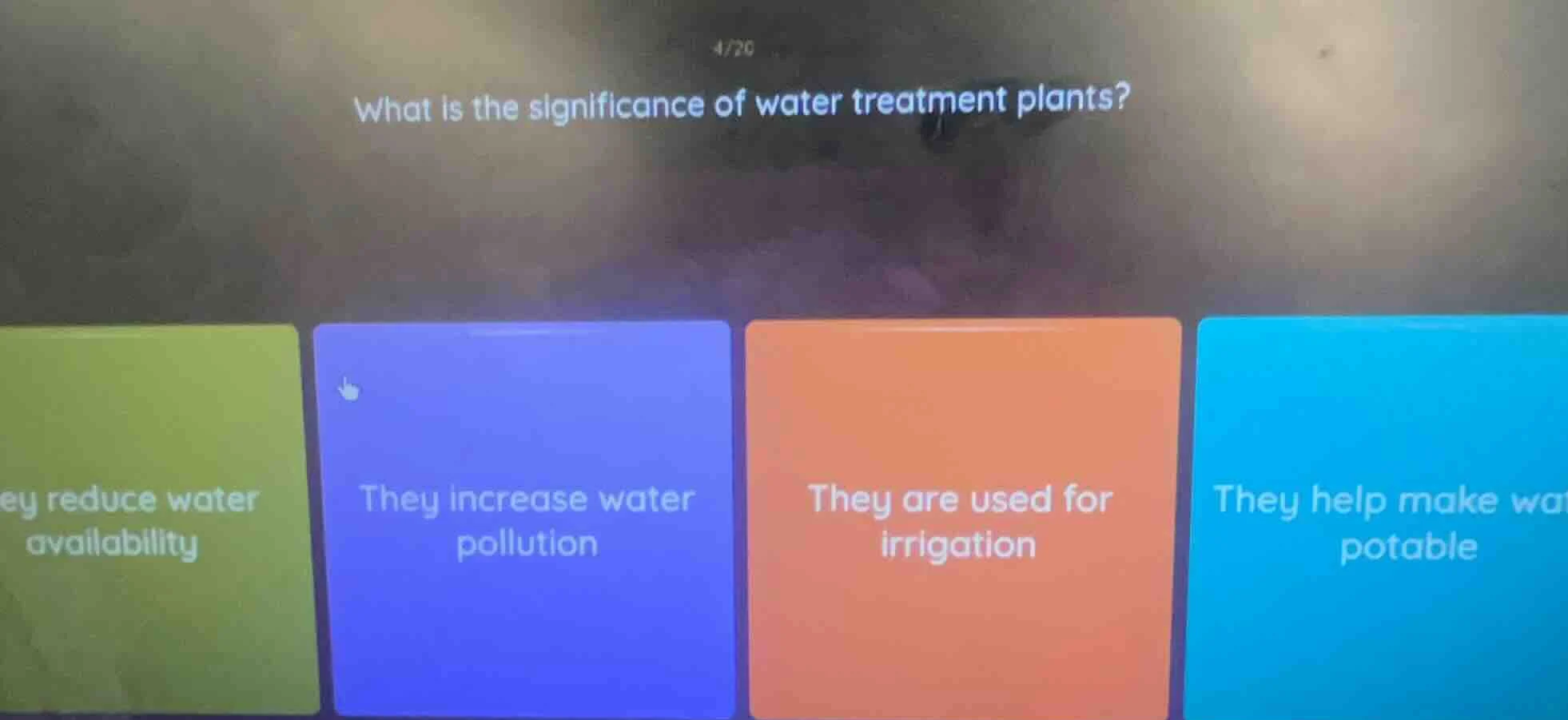 what is the significance of water treatment plants? ey reduce water ava…