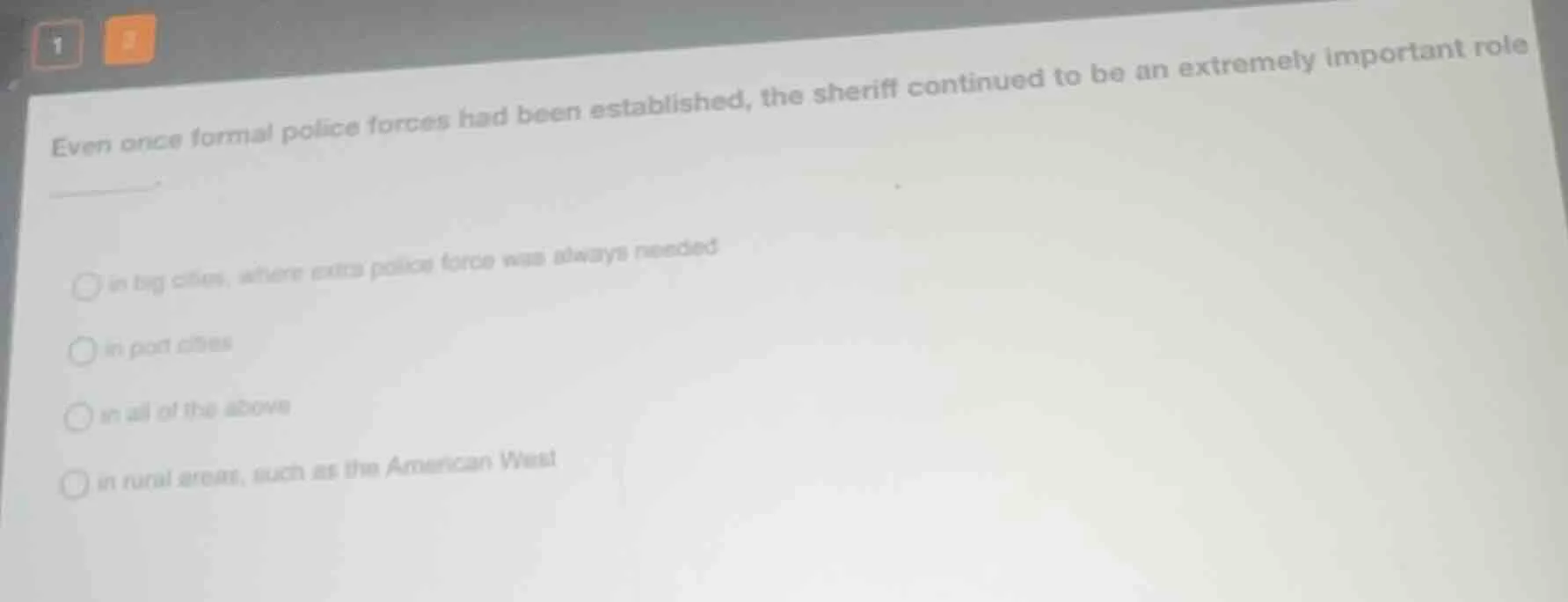 even once formal police forces had been established, the sheriff contin…