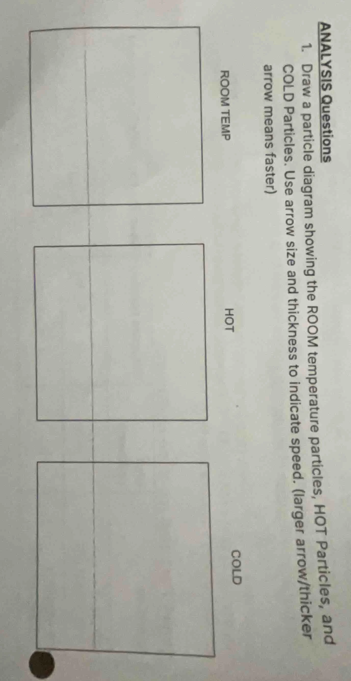 analysis questions 1. draw a particle diagram showing the room temperat…