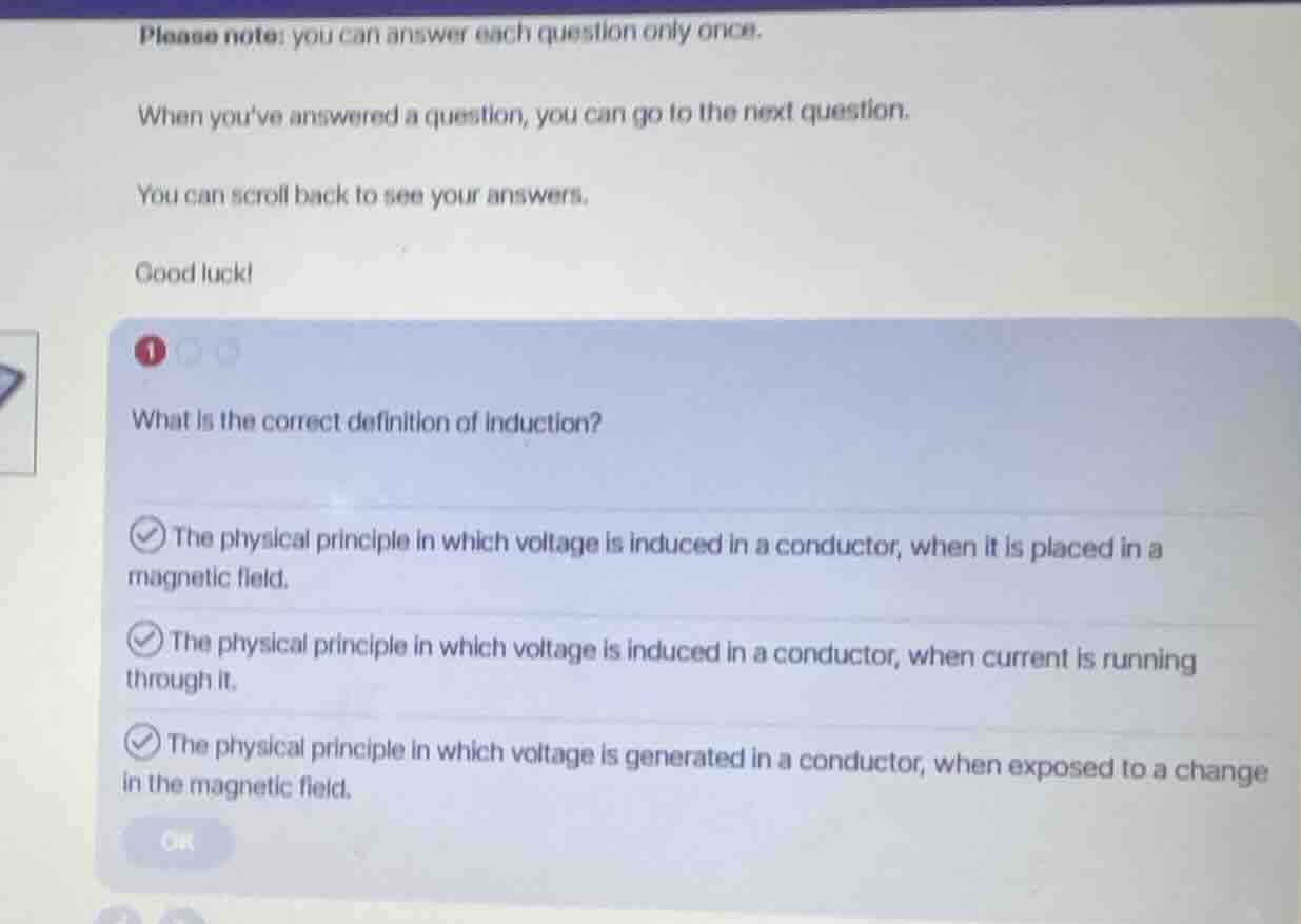 please note: you can answer each question only once. when youve answere…