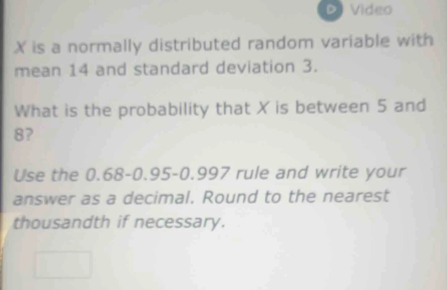 x is a normally distributed random variable with mean 14 and standard d…