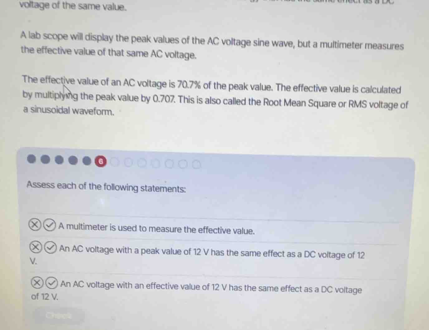voltage of the same value. a lab scope will display the peak values of …