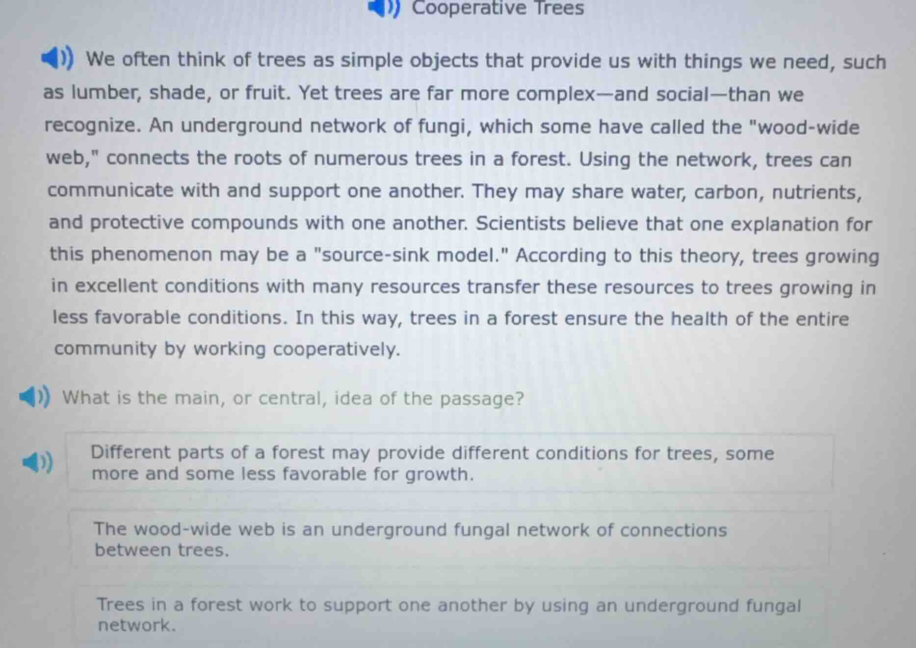 cooperative trees we often think of trees as simple objects that provid…