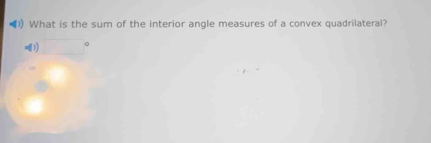 what is the sum of the interior angle measures of a convex quadrilatera…