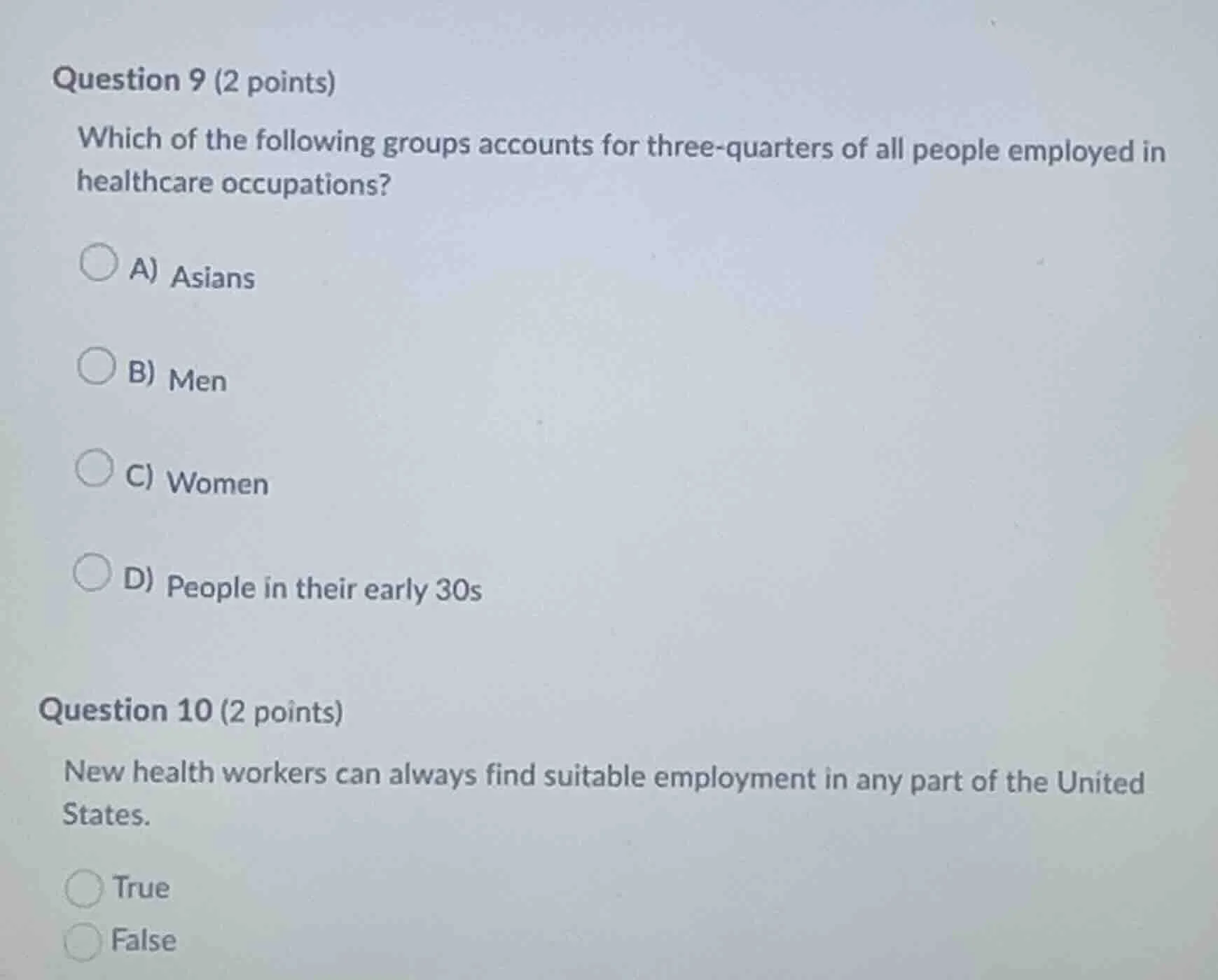 question 9 (2 points) which of the following groups accounts for three …