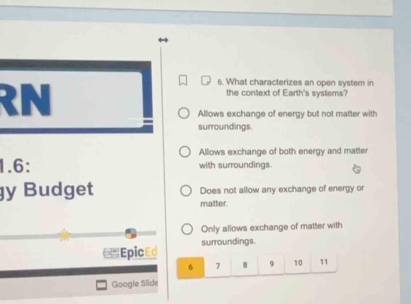 6. what characterizes an open system in the context of earths systems? …