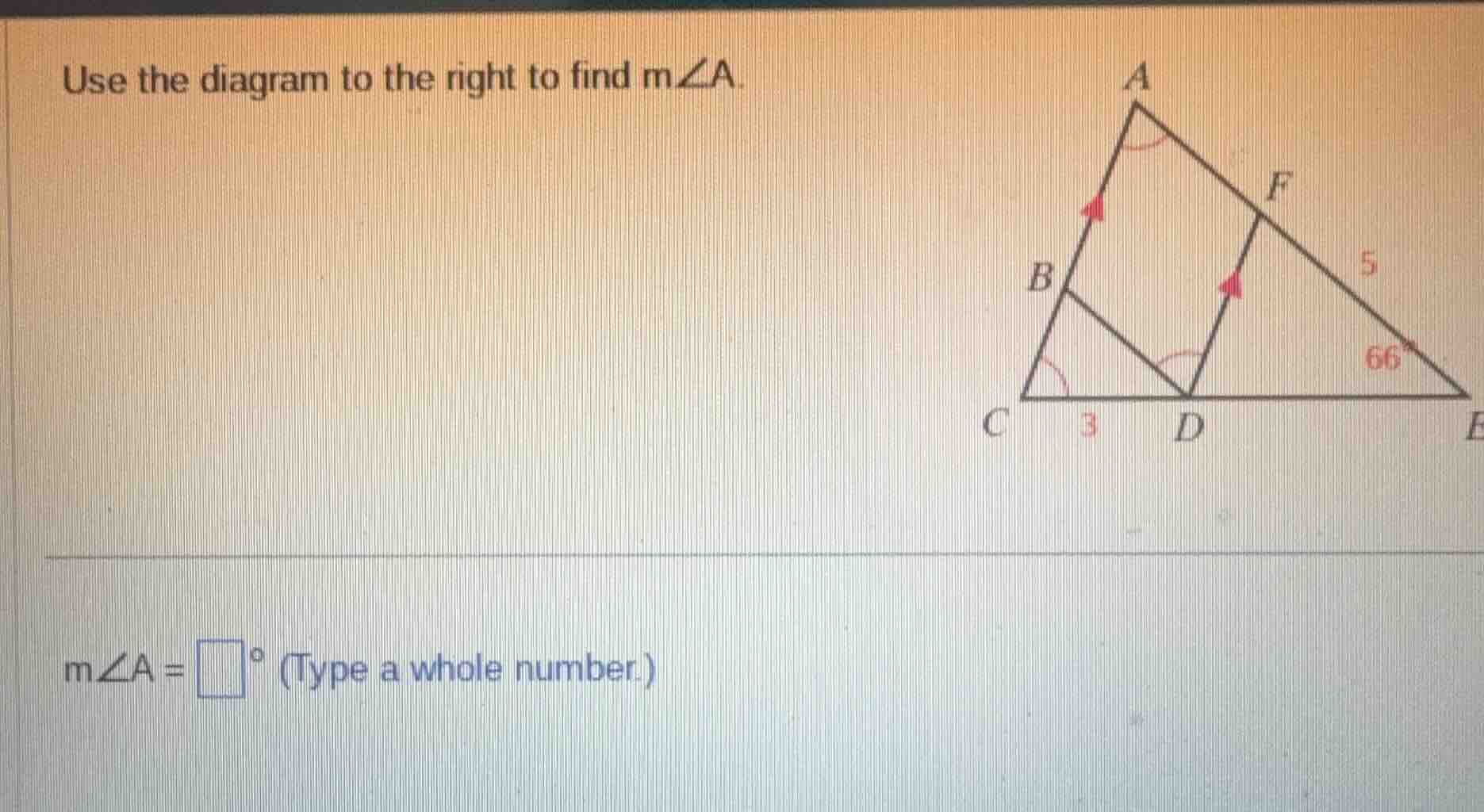 use the diagram to the right to find ( mangle a ).( mangle a = square^{…