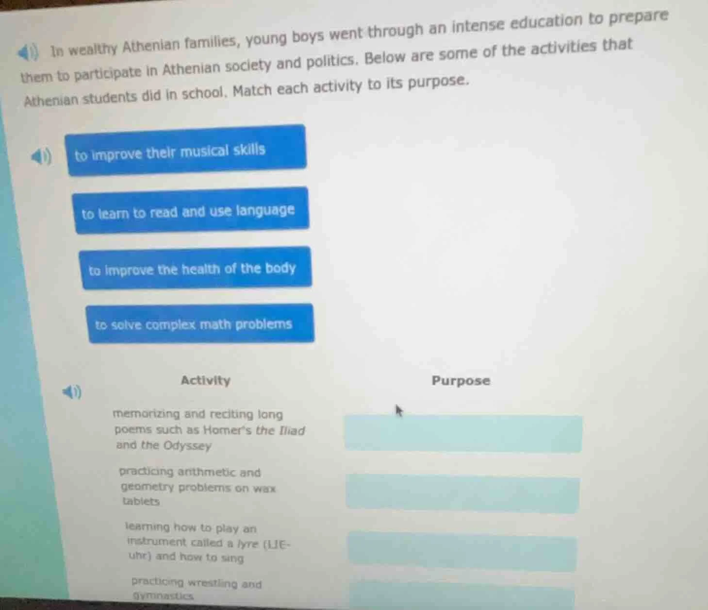 in wealthy athenian families, young boys went through an intense educat…