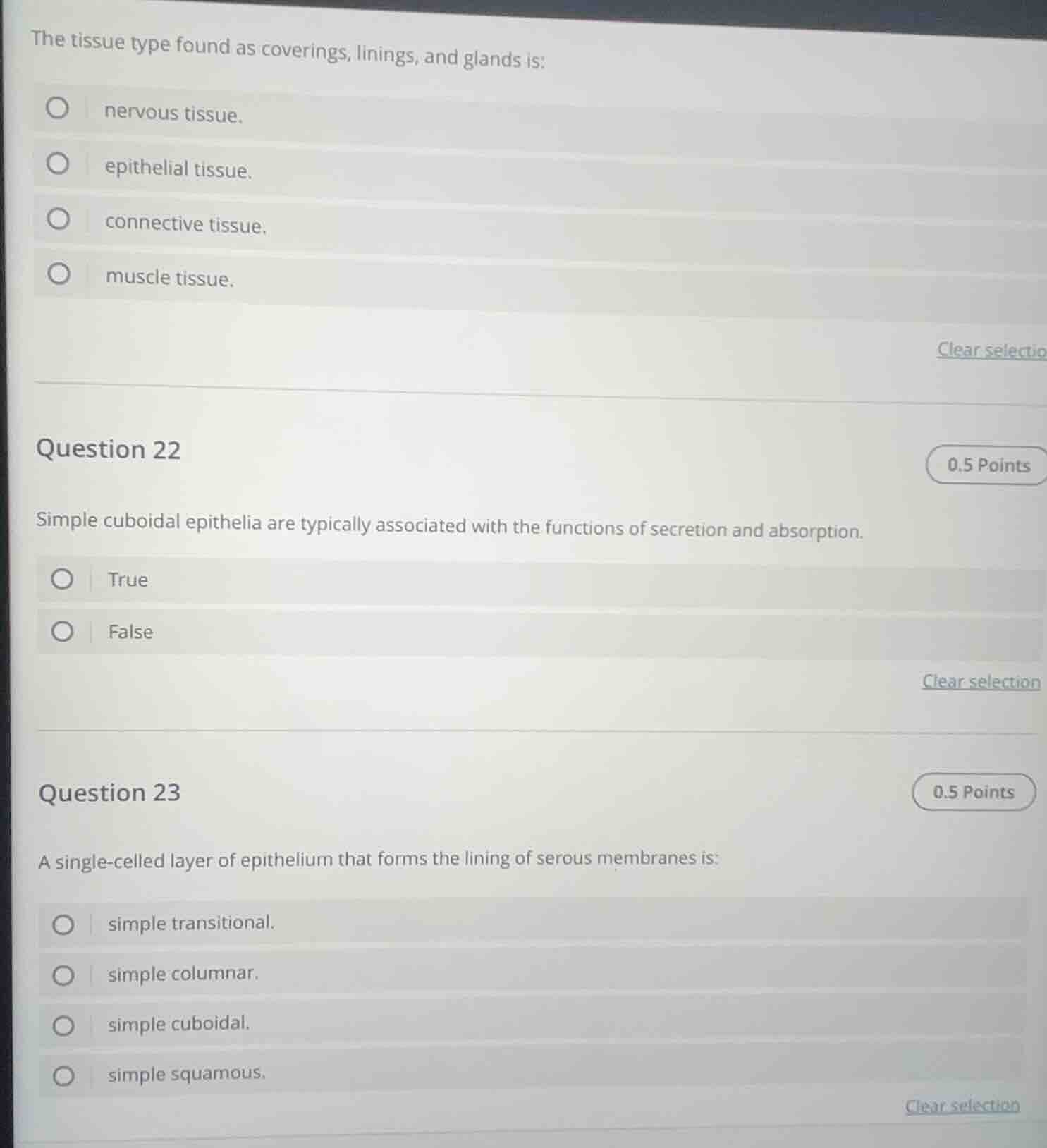 the tissue type found as coverings, linings, and glands is: nervous tis…