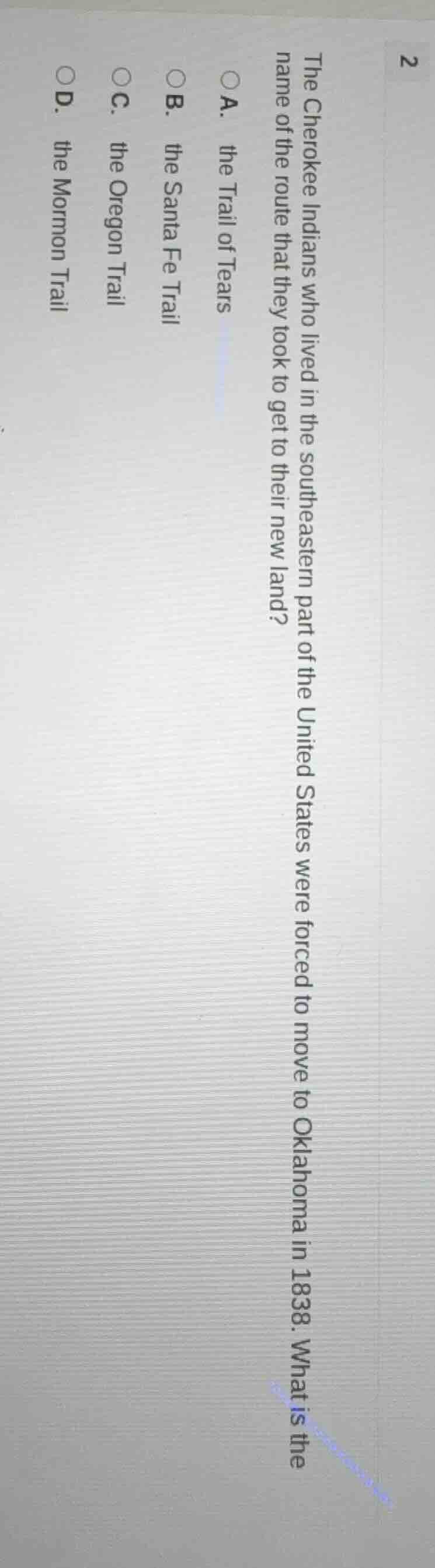 the cherokee indians who lived in the southeastern part of the united s…