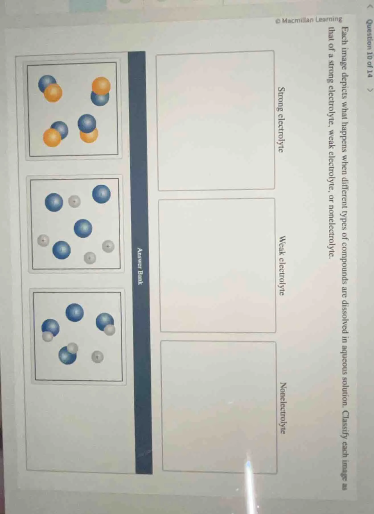 question 10 of 14 each image depicts what happens when different types …