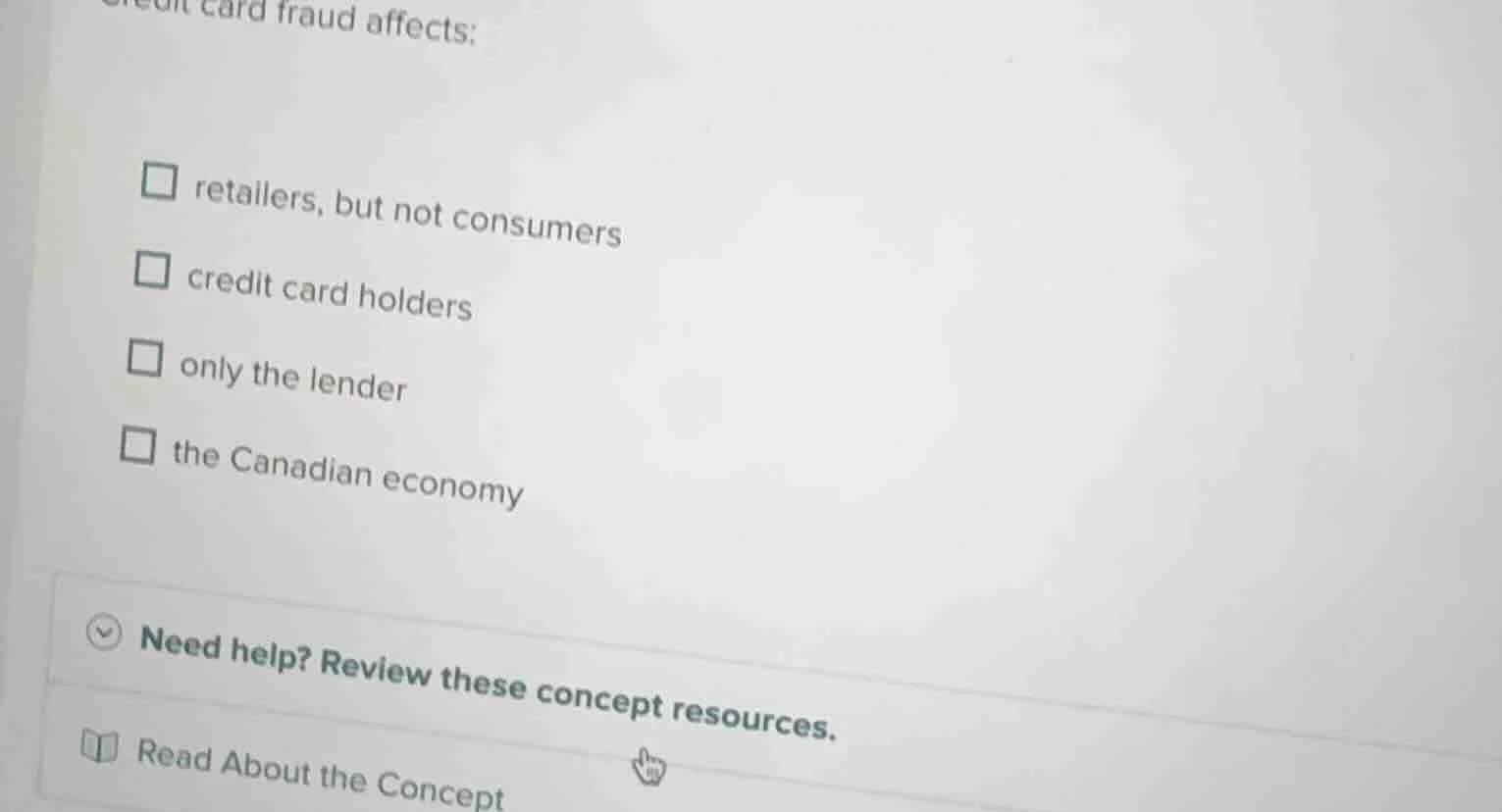 credit card fraud affects: retailers, but not consumers credit card hol…