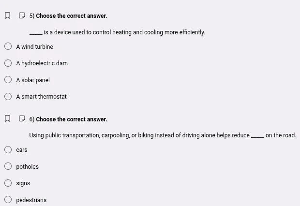 5) choose the correct answer. ____ is a device used to control heating …