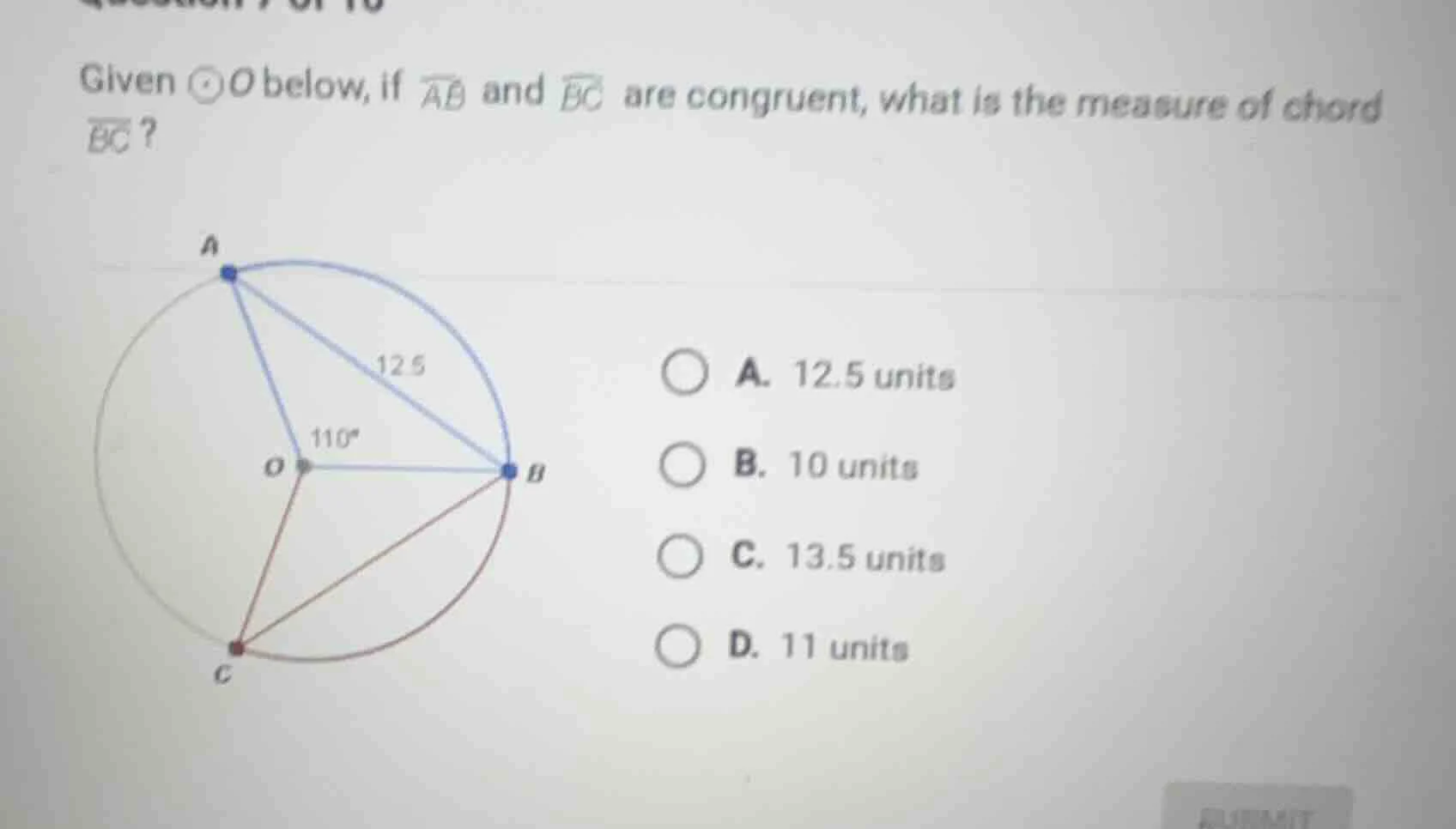 given ⊙o below, if \\(\\overline{ab}\\) and \\(\\overline{bc}\\) are co…