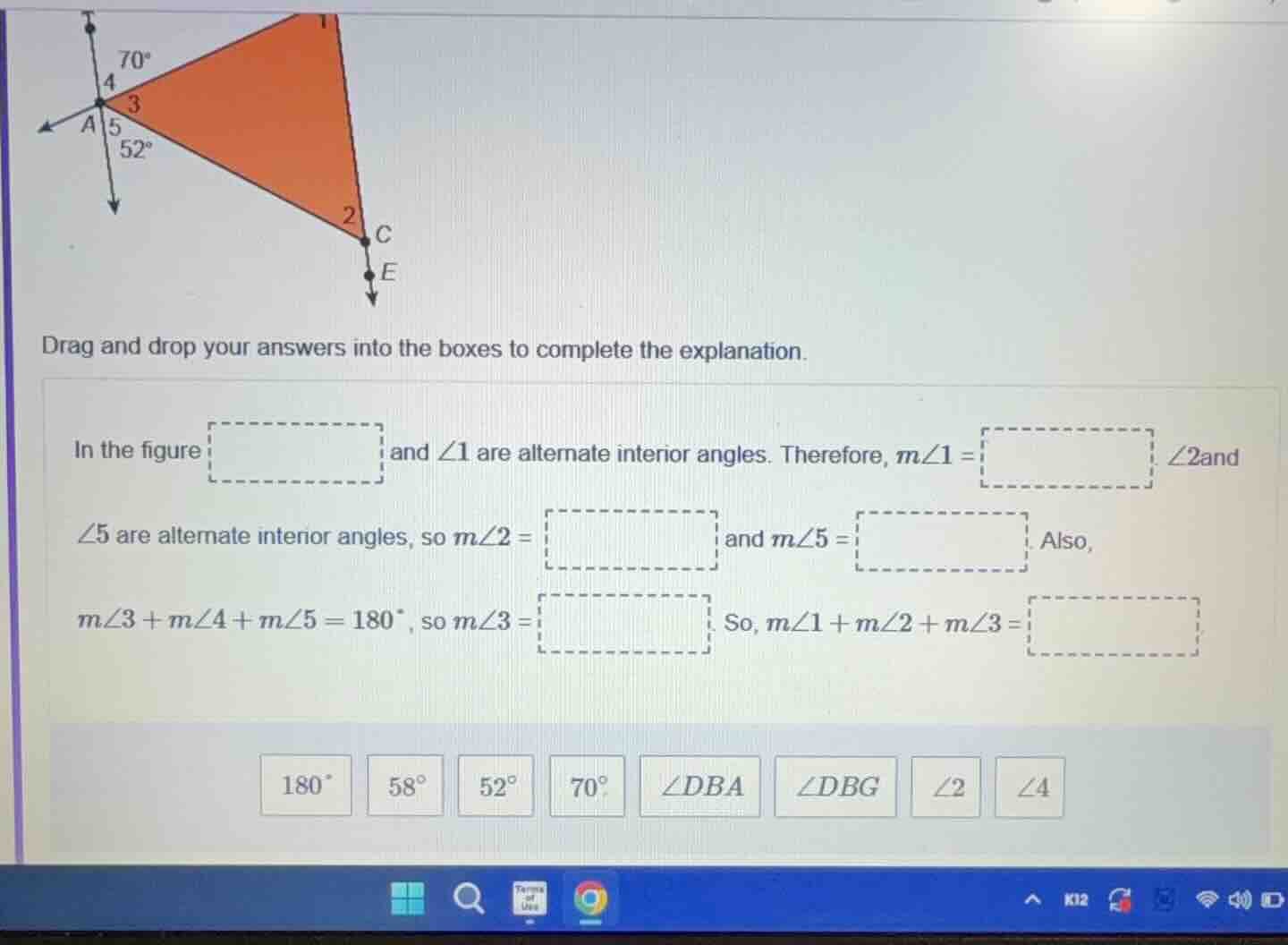 drag and drop your answers into the boxes to complete the explanation. …