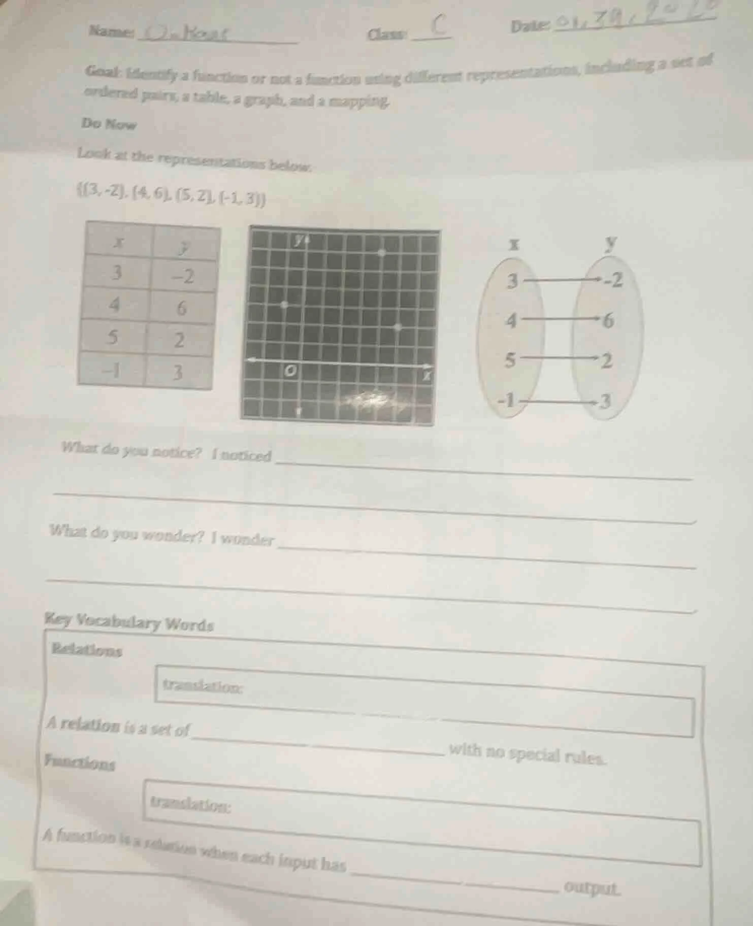name: class: c date: goal: identify a function or not a function using …