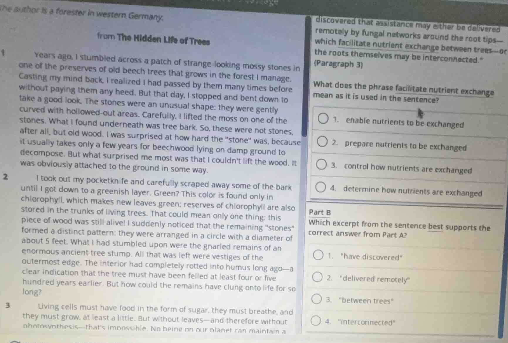 the author is a forester in western germany. from the hidden life of tr…