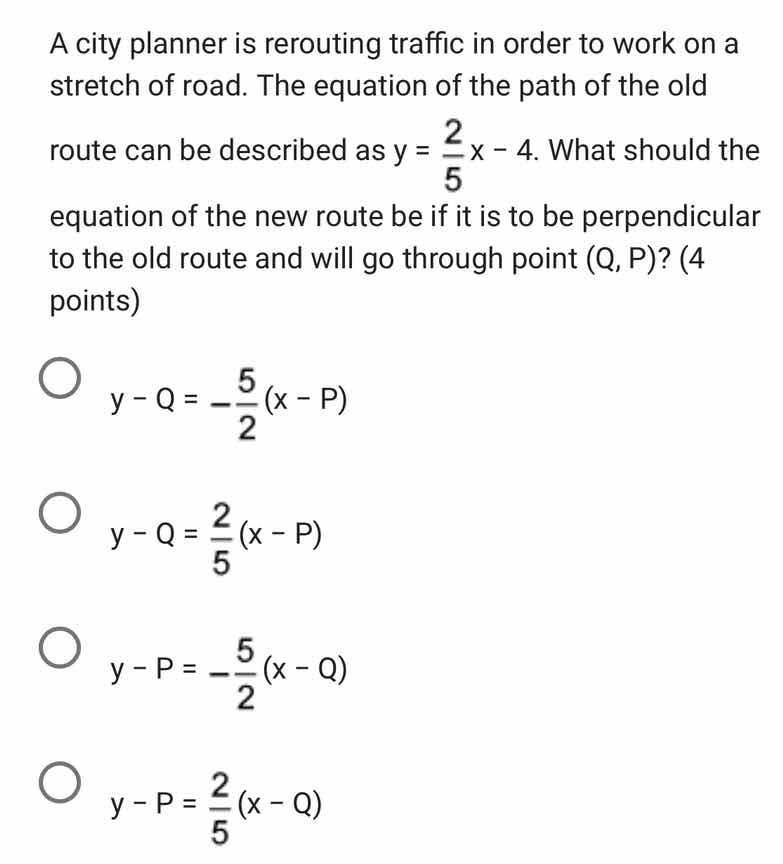 a city planner is rerouting traffic in order to work on a stretch of ro…