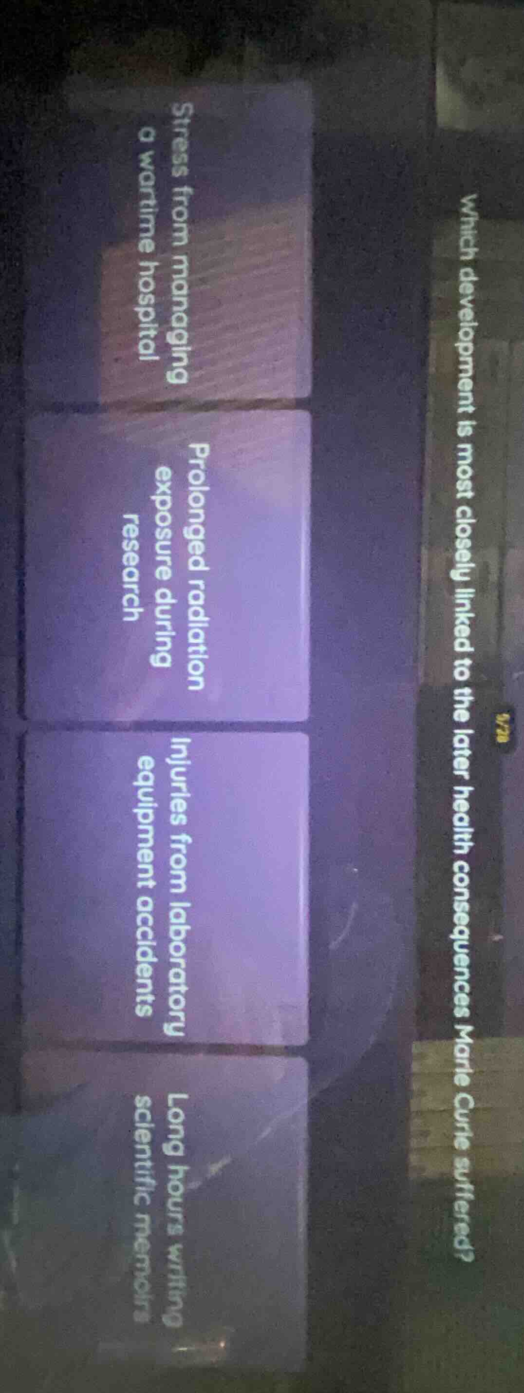 which development is most closely linked to the later health consequenc…