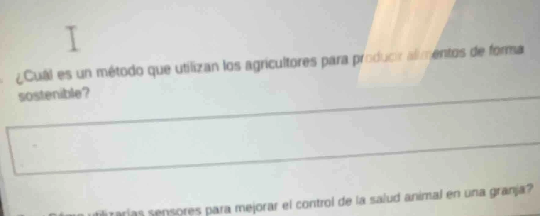 ¿cuál es un método que utilizan los agricultores para producir alimento…
