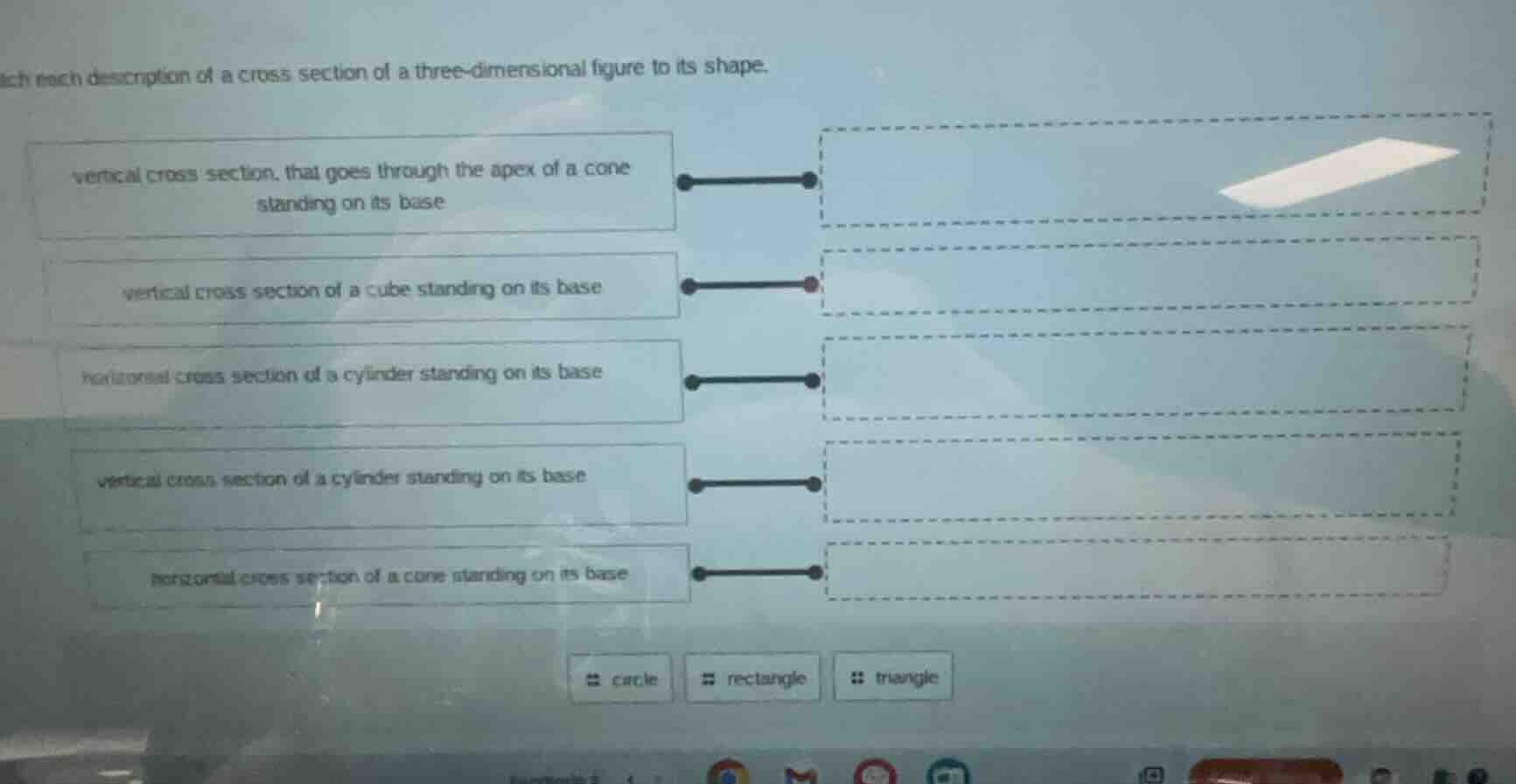 ach description of a cross section of a three - dimensional figure to i…