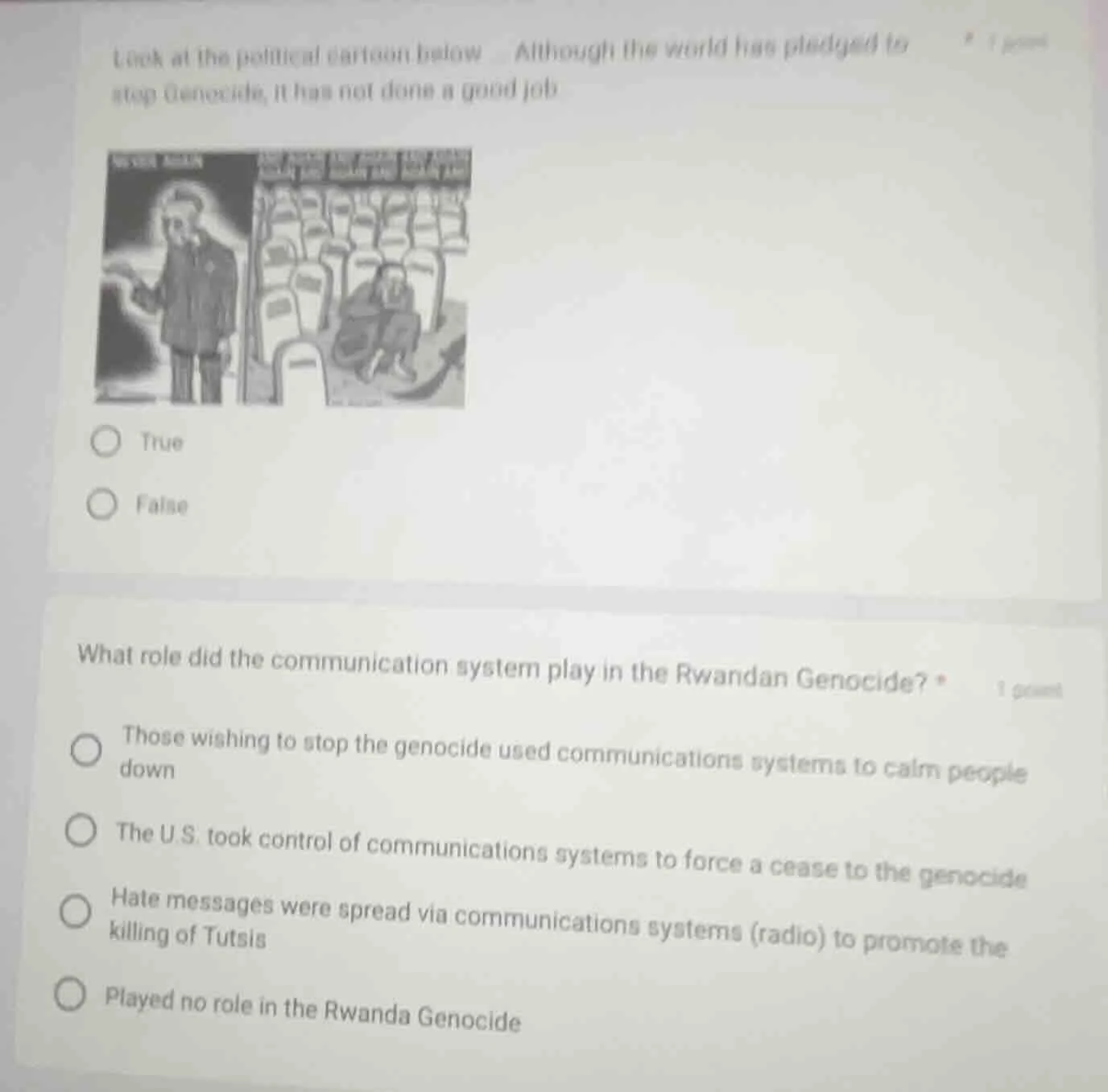 look at the political cartoon below. although the world has pledged to …