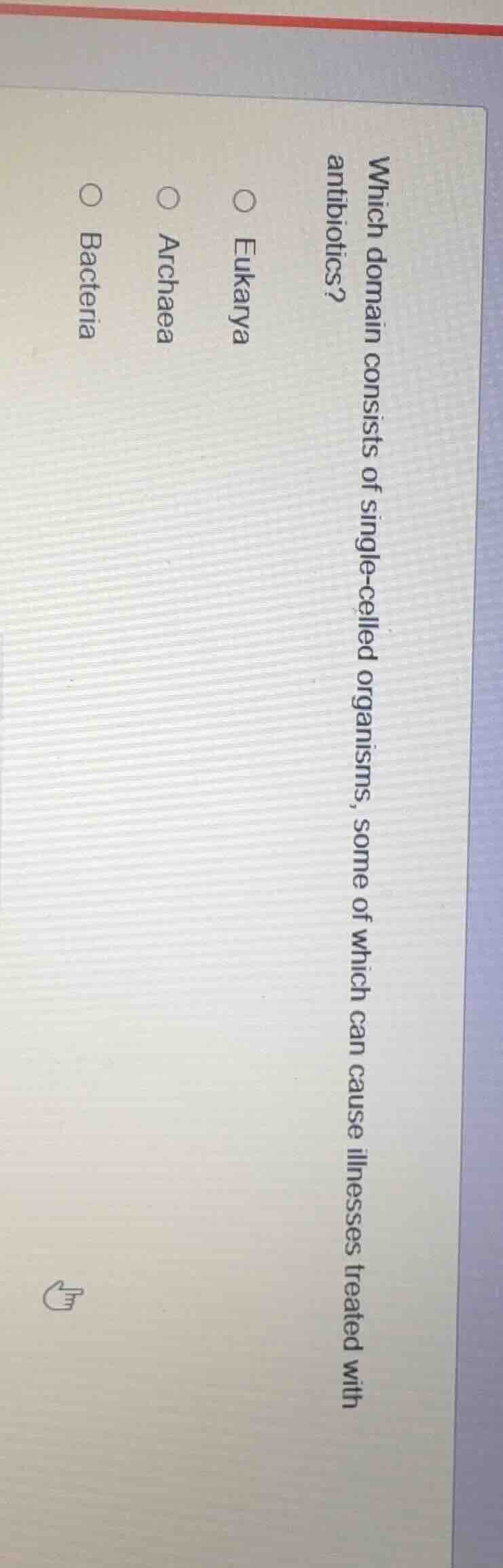 which domain consists of single - celled organisms, some of which can c…