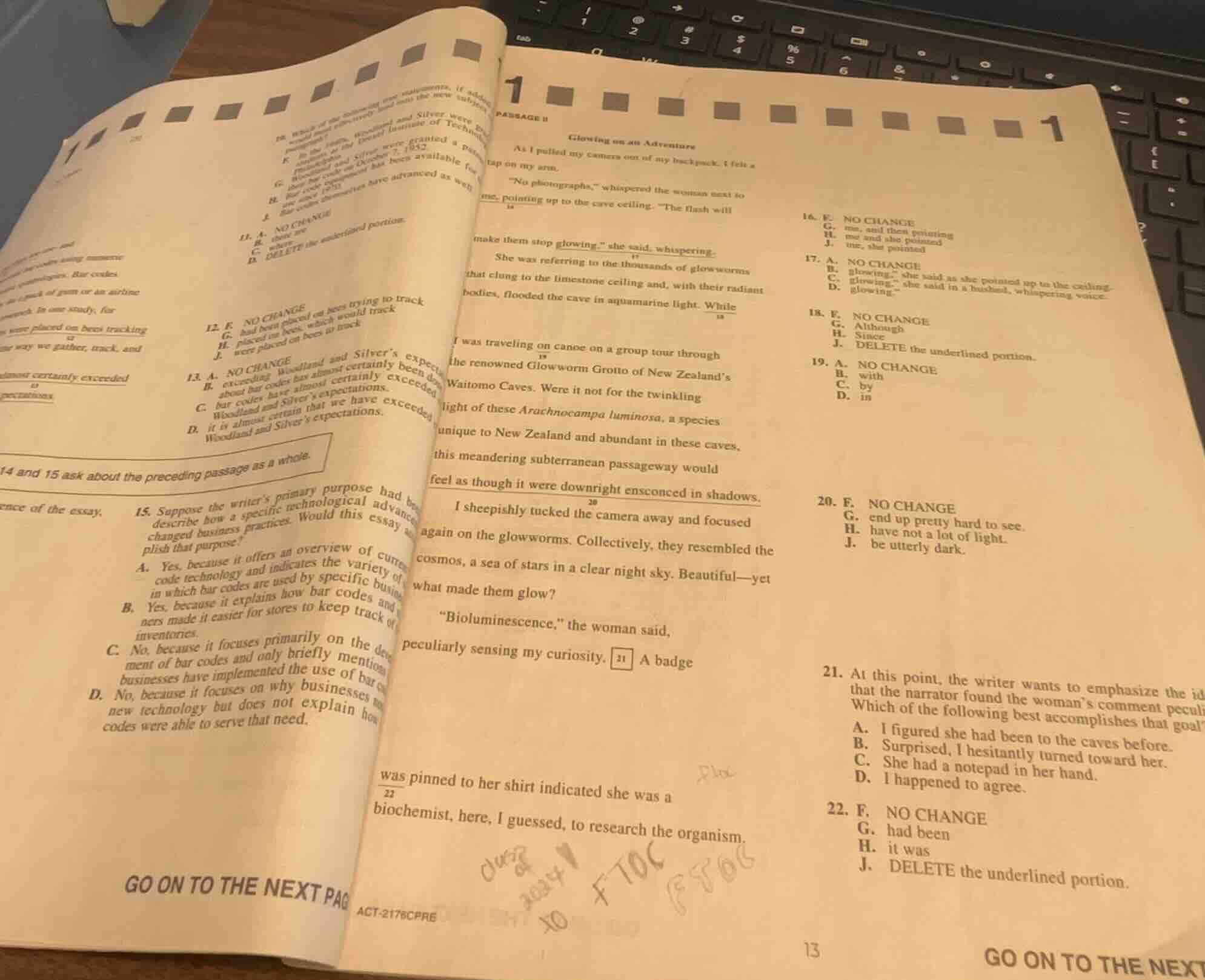 passage ii glowing on an adventure as i pulled my camera out of my back…