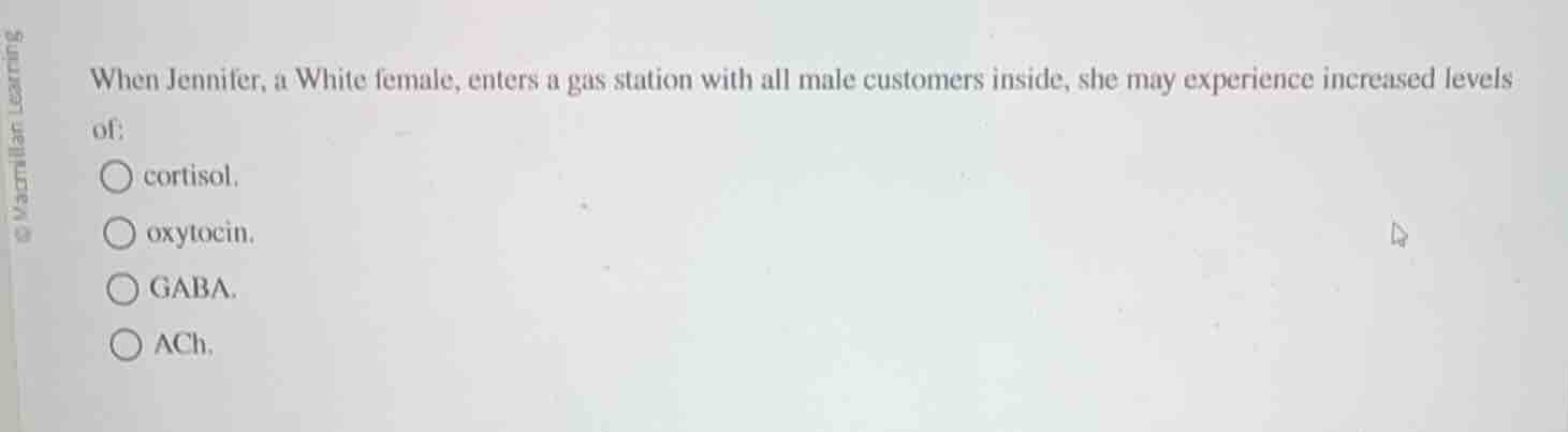 when jennifer, a white female, enters a gas station with all male custo…