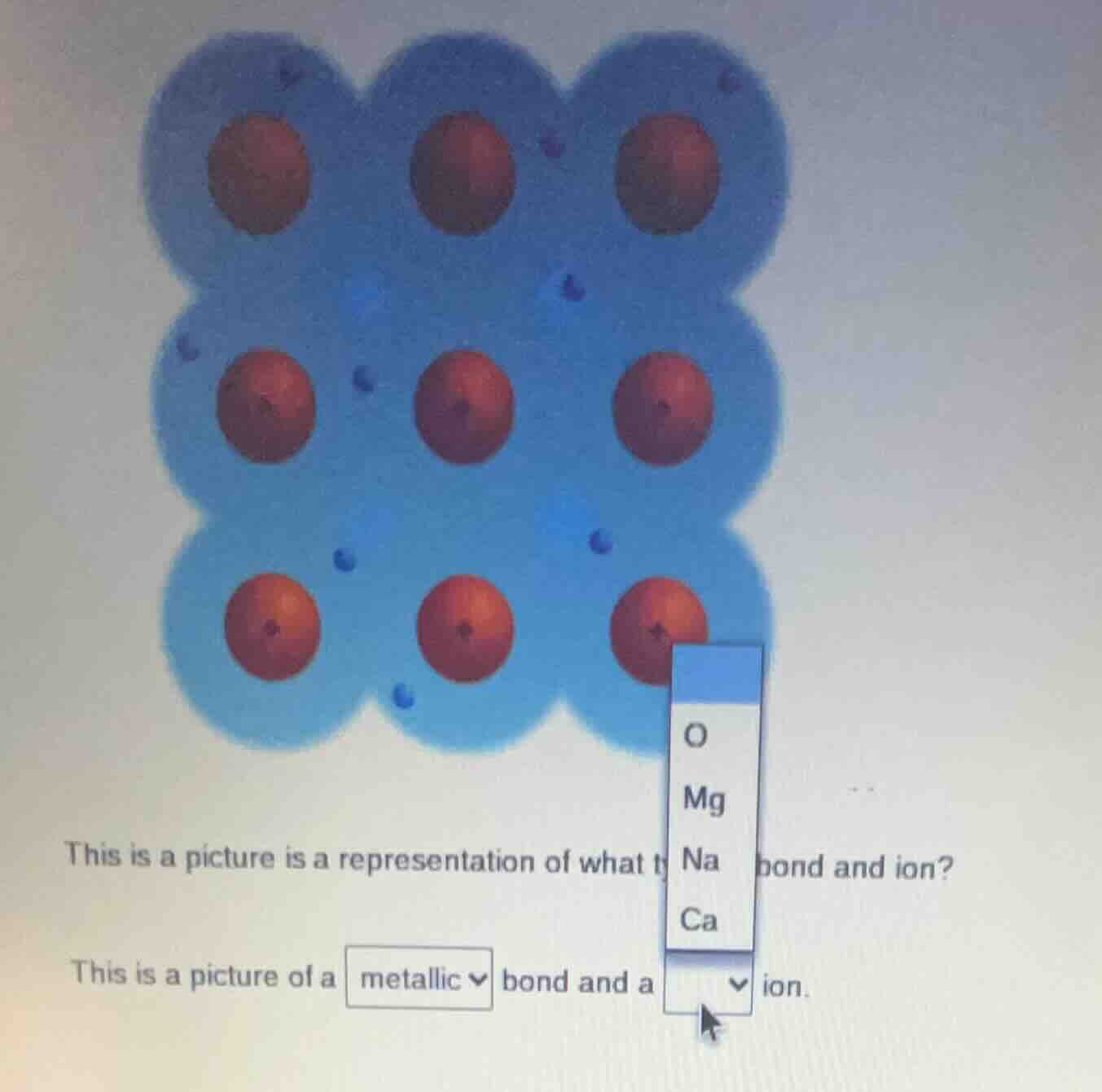 this is a picture is a representation of what ty bond and ion? this is …