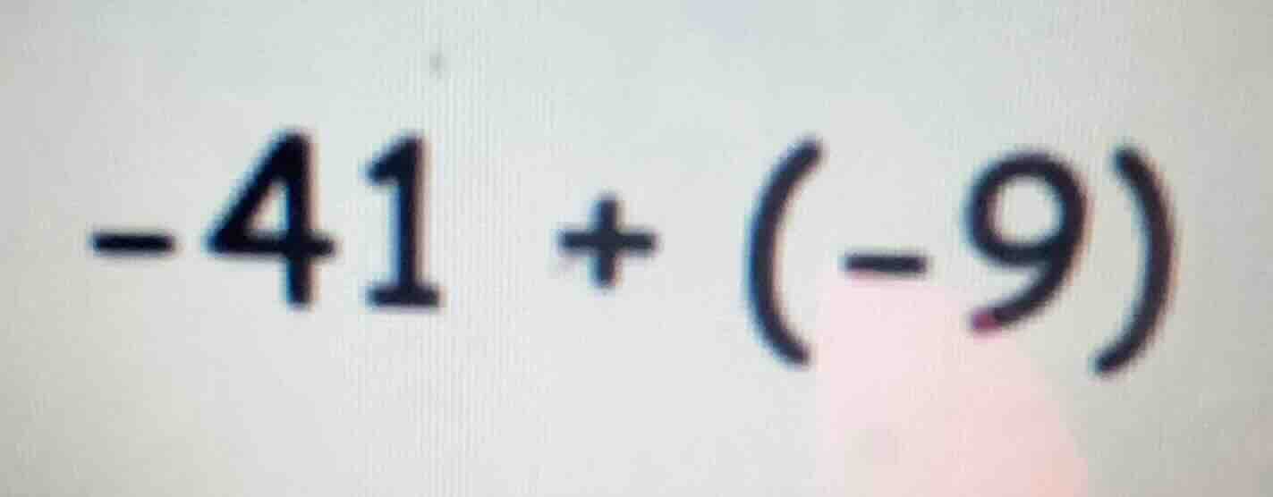 -41 + (-9)