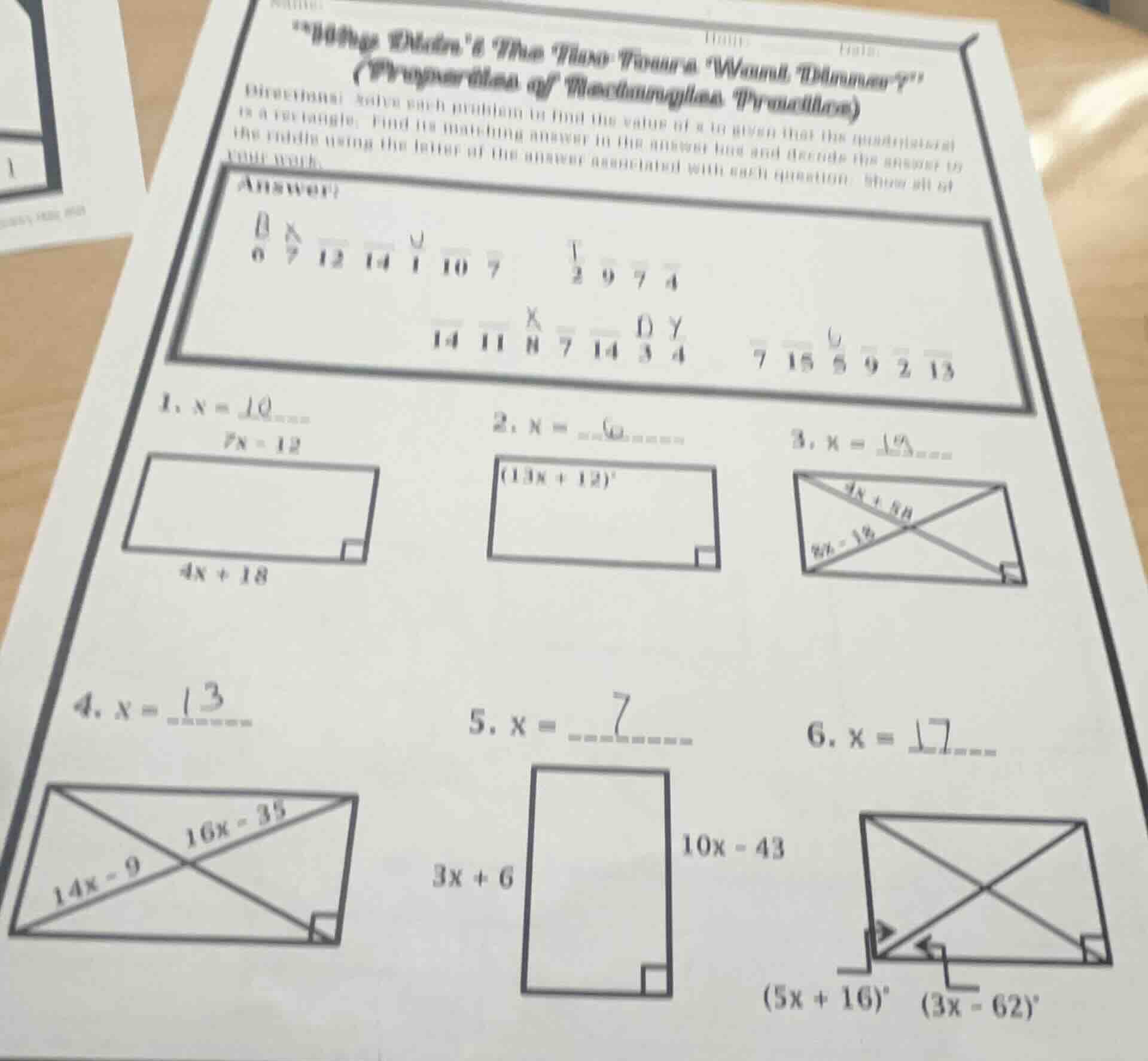 “who wants to be a millionaire? (properties of rectangles pyramid) dire…