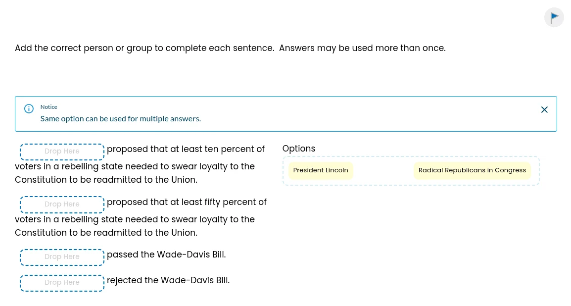 add the correct person or group to complete each sentence. answers may …