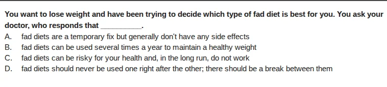 you want to lose weight and have been trying to decide which type of fa…