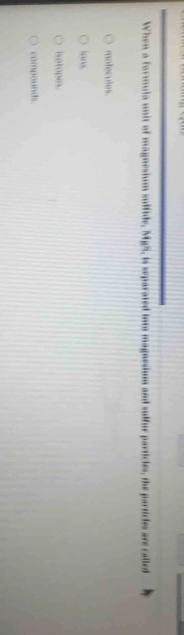 when a formula unit of magnesium sulfide, mgs, is separated into magnes…