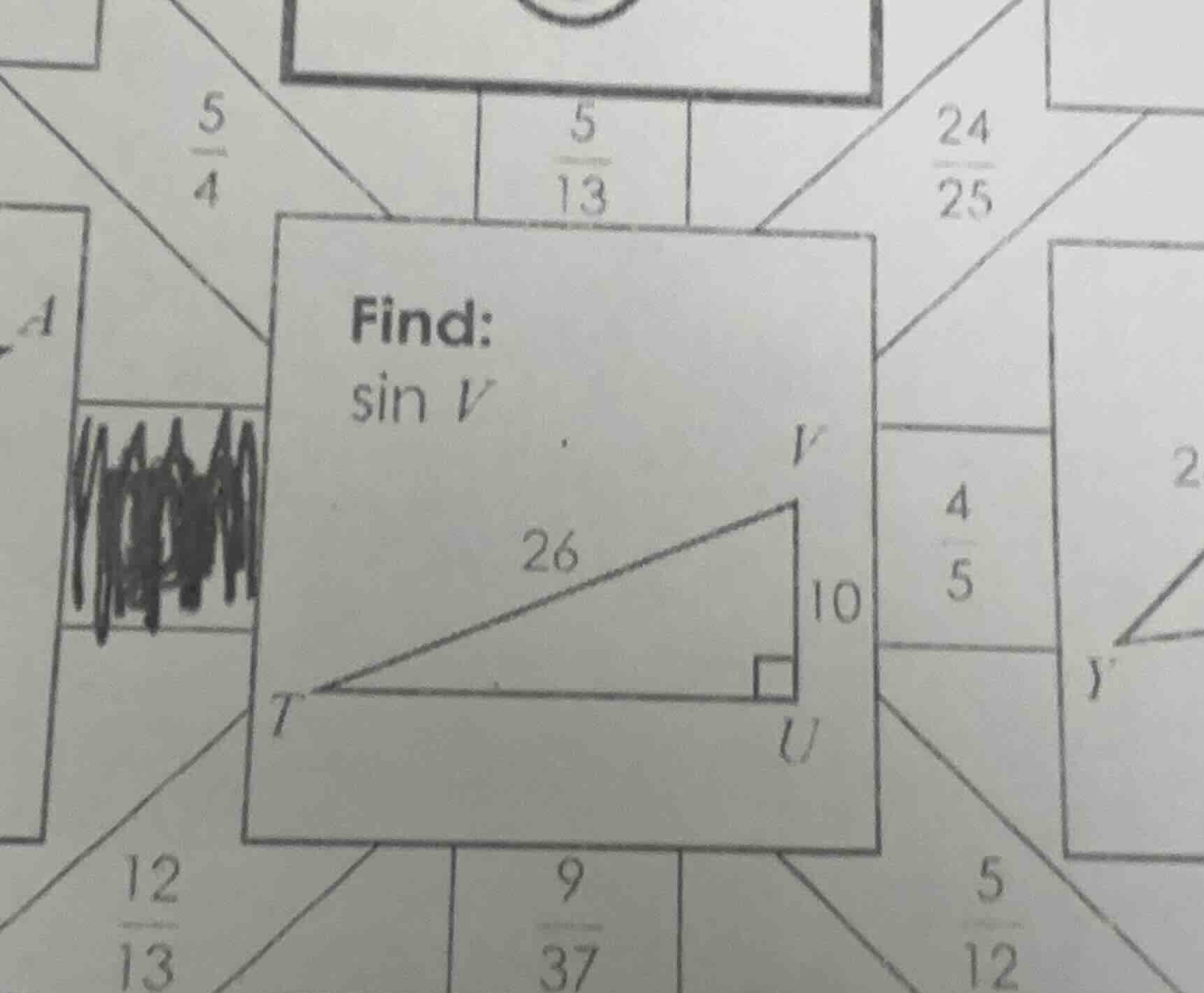 find: \\sin v