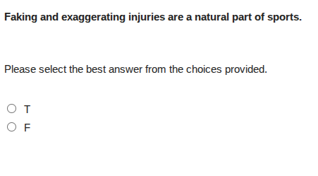faking and exaggerating injuries are a natural part of sports. please s…