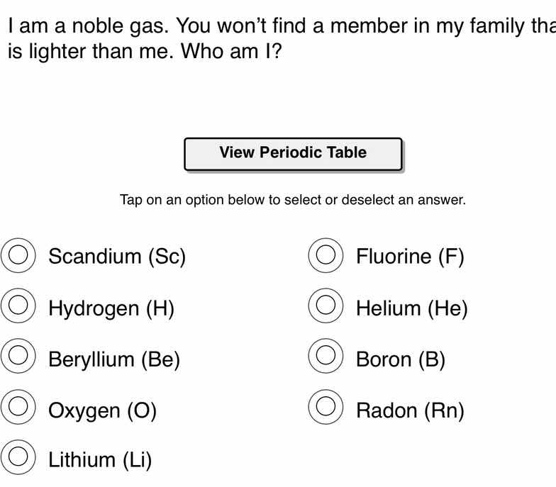 i am a noble gas. you wont find a member in my family that is lighter t…
