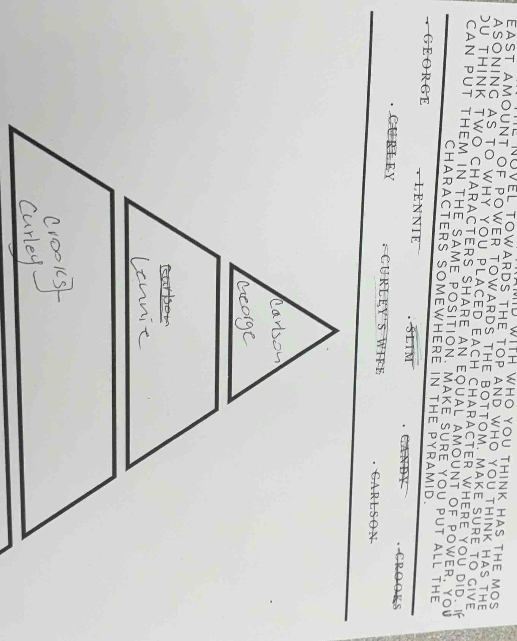 east amount of power towards the top and who you think has the mos u th…