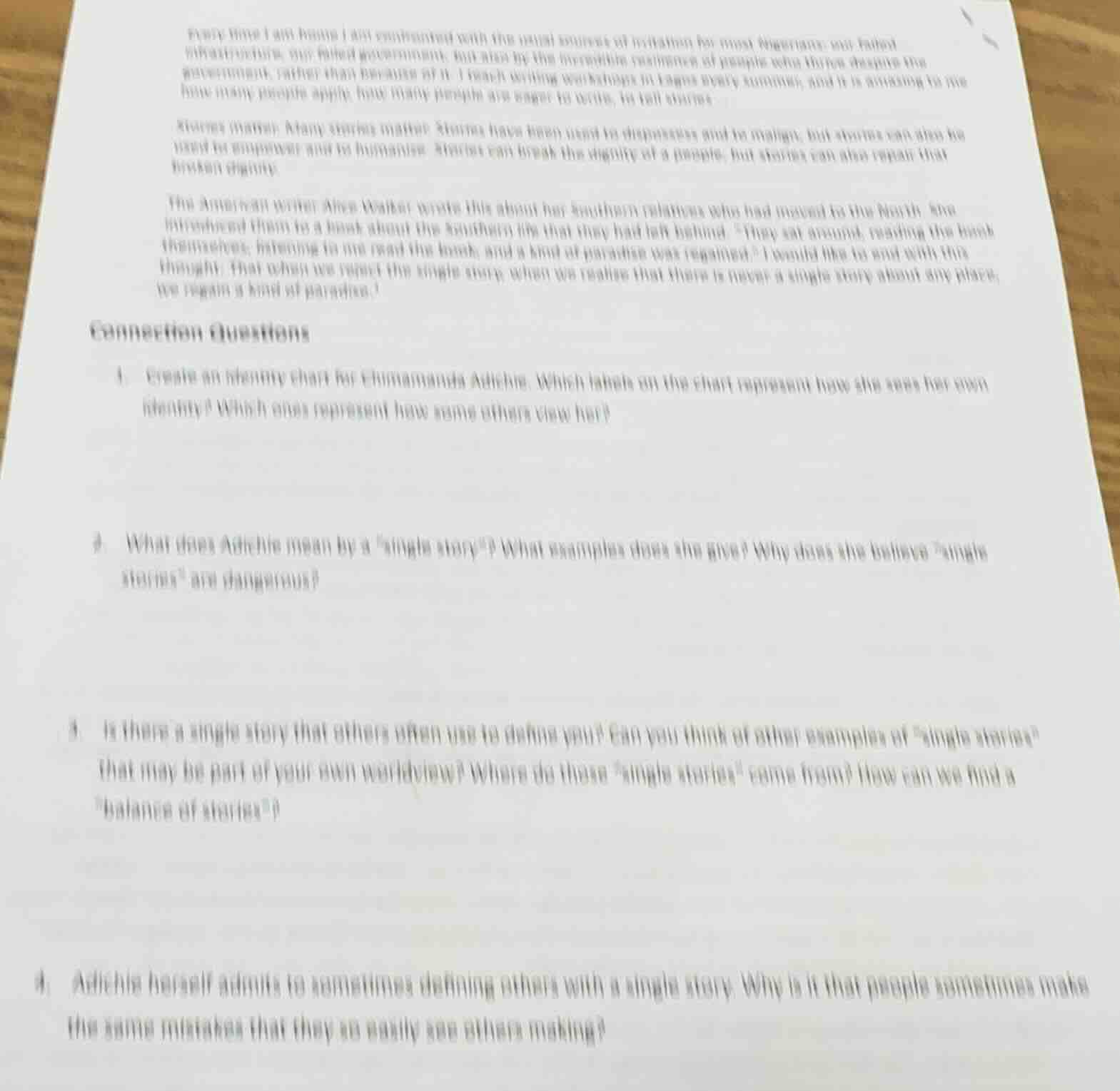 every time i am home i am confronted with the usual sources of irritati…